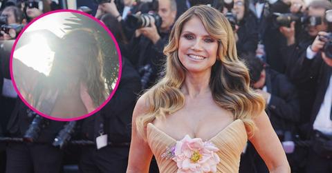 Image of Heidi Klum shared the scandalous snap to her Instagram.