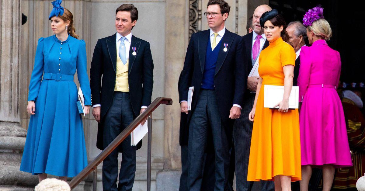 image of princess Beatrice and princess Eugenie 