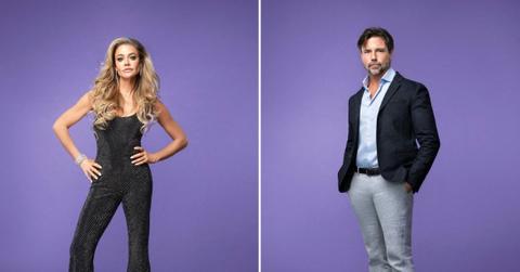 Composite photo of Denise Richards and Aaron Phypers