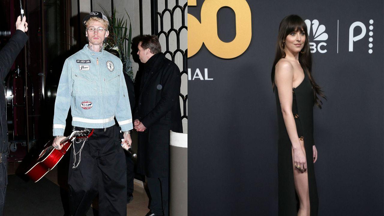 Image of Secret public sightings are confirming MGK and Dakota Johnson's growing bond.