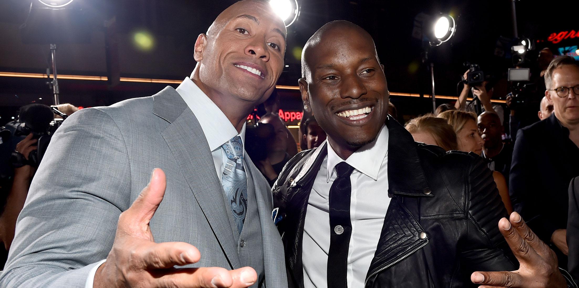 The rock tyrese instagram fight wide