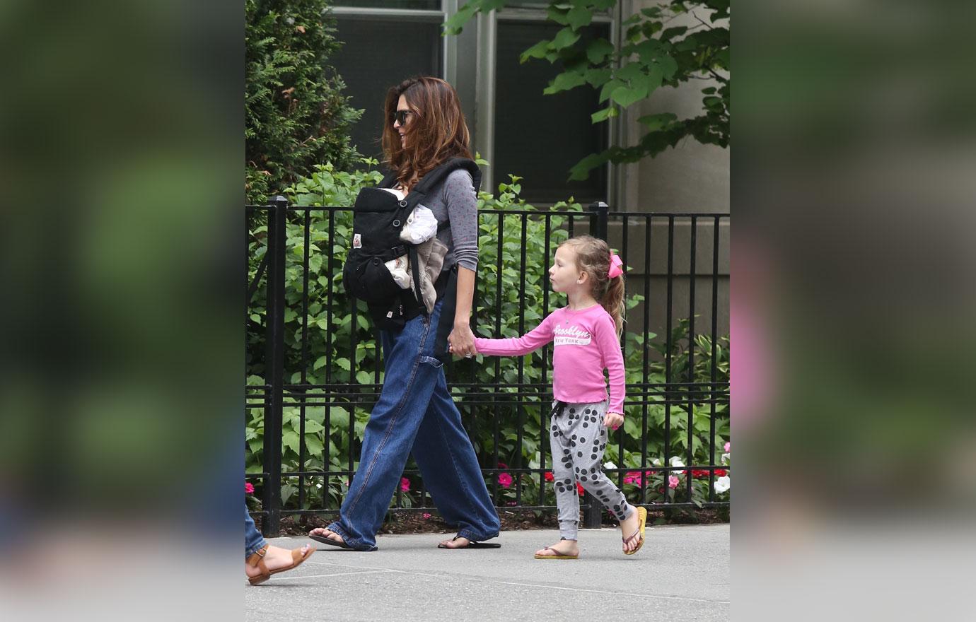 Hilaria baldwin baby romeo new york stroll 2