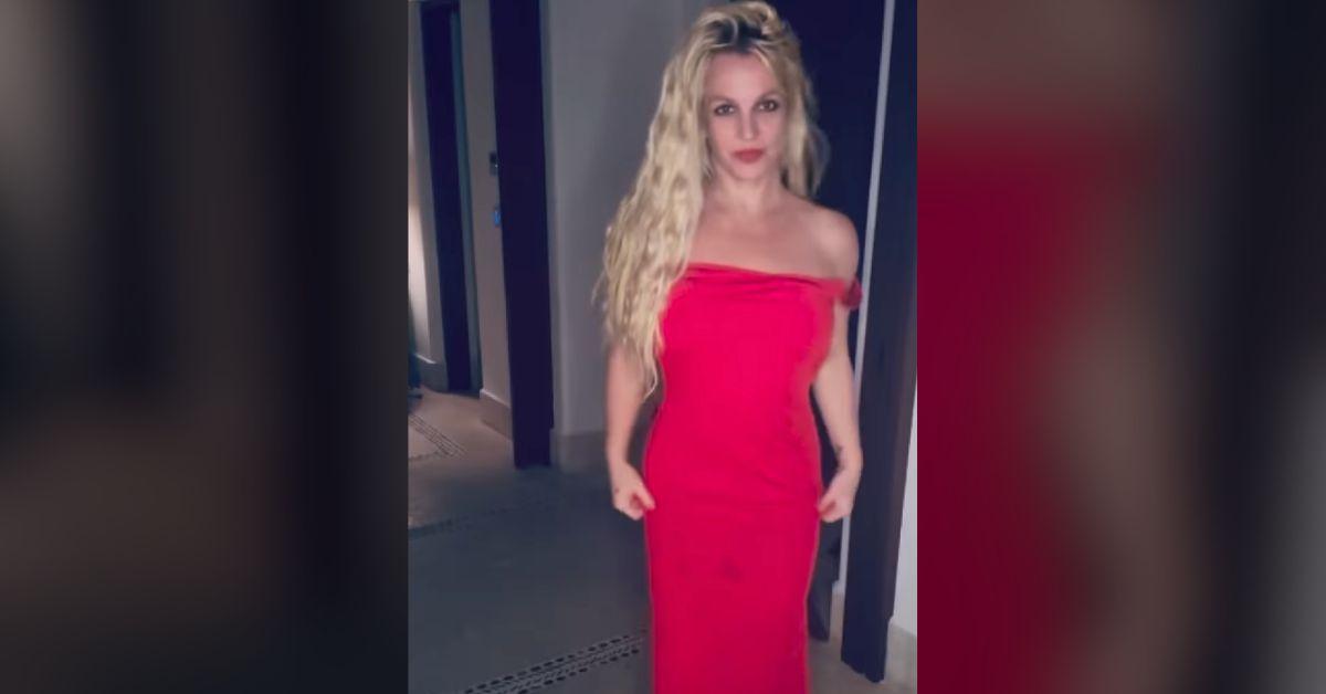 Image of Britney Spears often posts dance videos on Instagram.