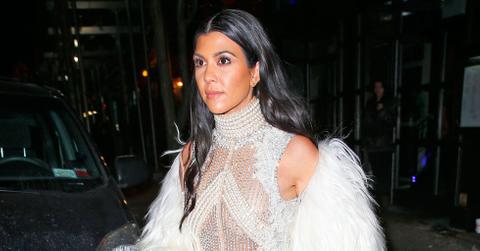 Kourtney kardashian yeezy fashion show outfit
