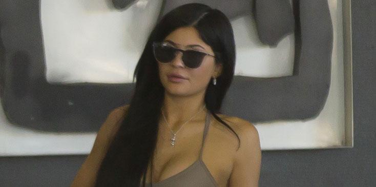 Kylie Jenner Goes Practically Nude In Skin-Tight Spandex At The Mall