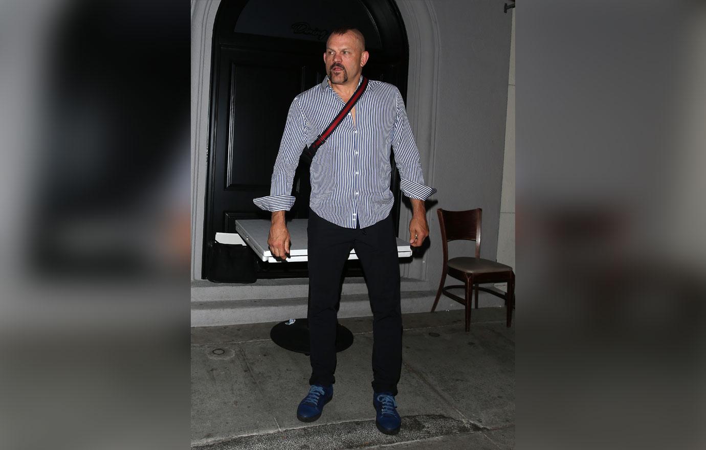 chuck liddell ufc arrested domestic violence wife los angeles  bail