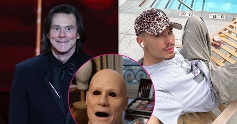 Photo of Jim Carrey, Alexis stone and a mask