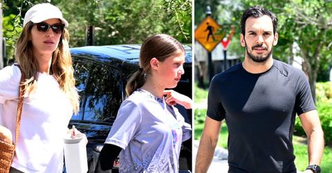 Photo of Gisele Bündchen, daughter Vivian and boyfriend Joaquim Valente.