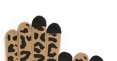 Lulu Animal Print Tech Gloves_$12
