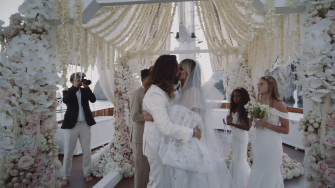 Image of Heidi Klum and Tom Kaulitz got married in 2019.