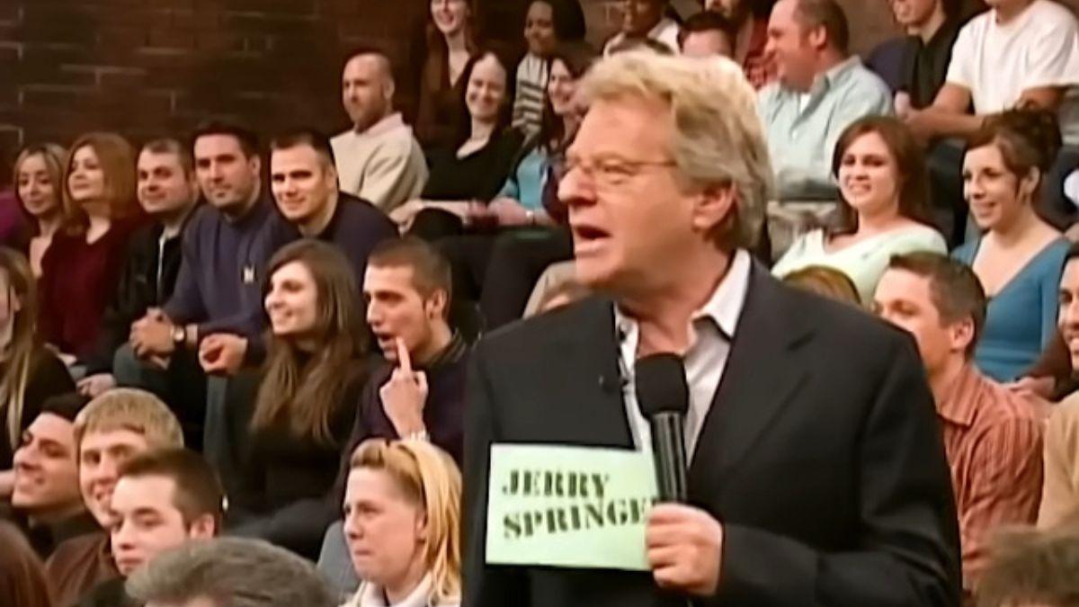 Photo of 'The Jerry Springer Show' originally started as a typical talk show before becoming known for its sensationalism.