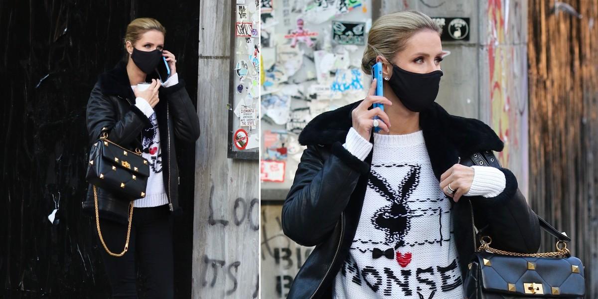 Nicky Hilton Shows Off Edgier Side In $990 Playboy X MONSE Sweater