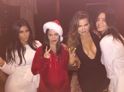 Kardashian christmas party 2