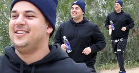 Rob kardashian workout back in shape