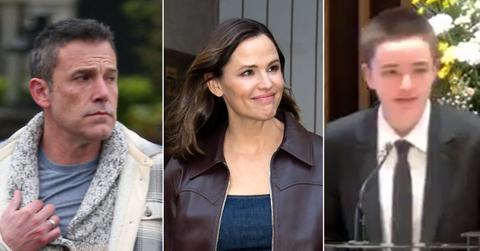 ben affleck jennifer garners middle child new name funeral pp