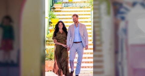 Photo of Meghan Markle and Prince Harry.