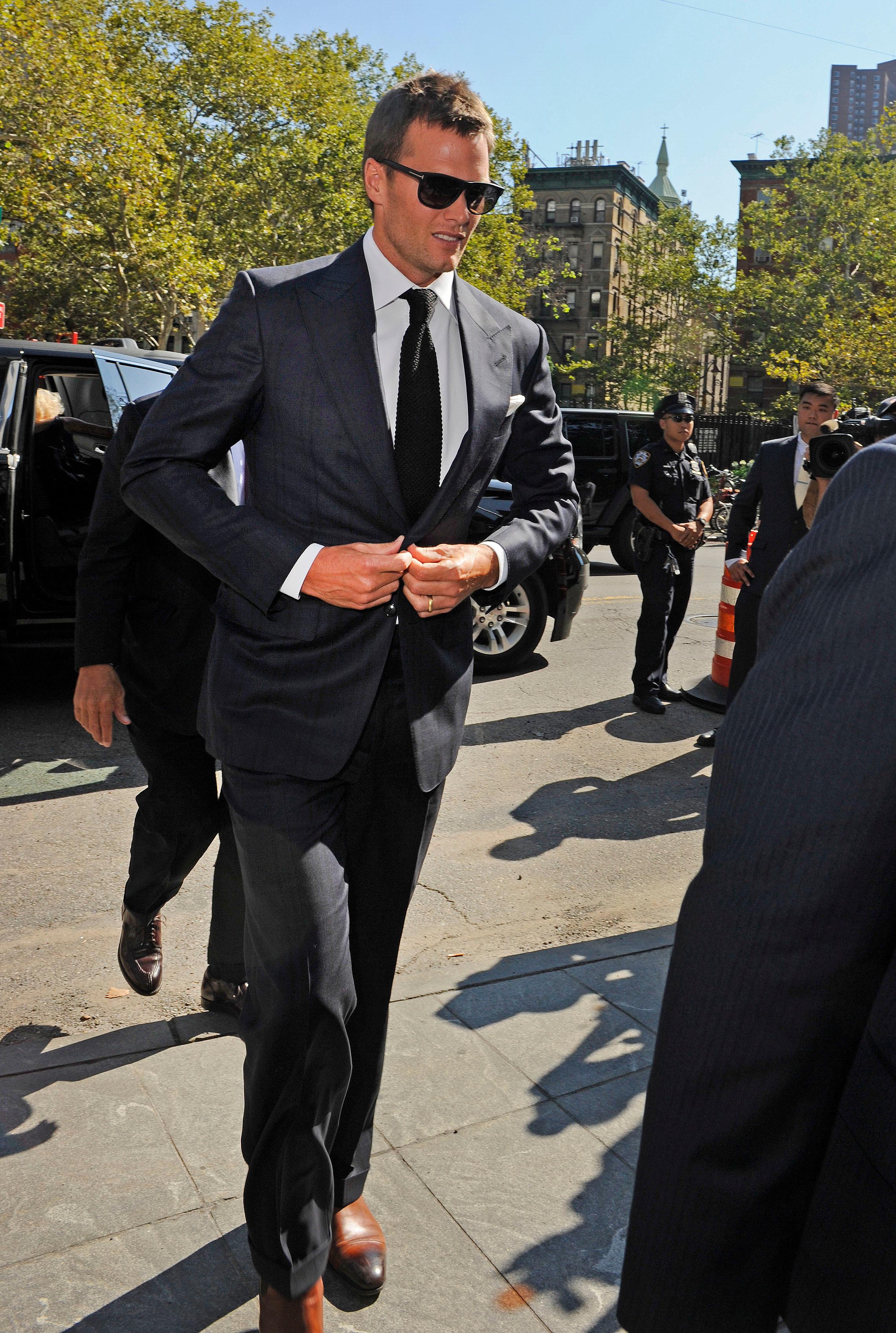 Tom Brady appears in Manhattan Federal Court