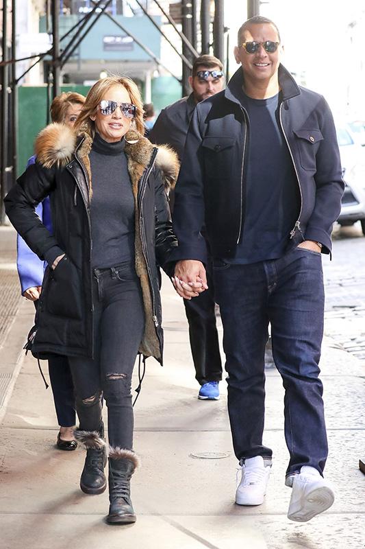 Jennifer Lopez And Alex Rodriguez All Smiles While Out In Soho