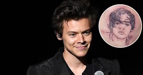 Harry Styles Face Tattoo PP