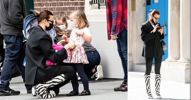 irina shayk and daughter lea cooper sighting in nyc ok