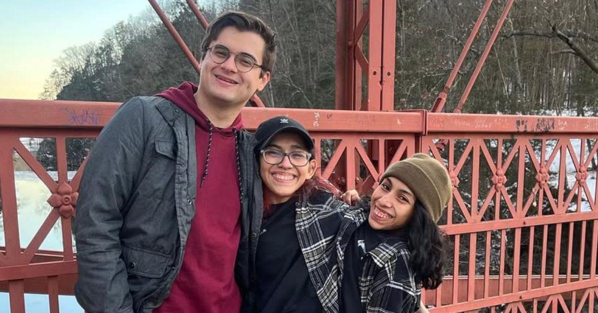 Photo of Daniel McCormack, Lupita Andrade and Carmen Andrade.