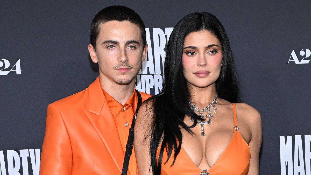 image of The actor playfully responded to personal questions as his romance with Kylie Jenner continues to make headlines.