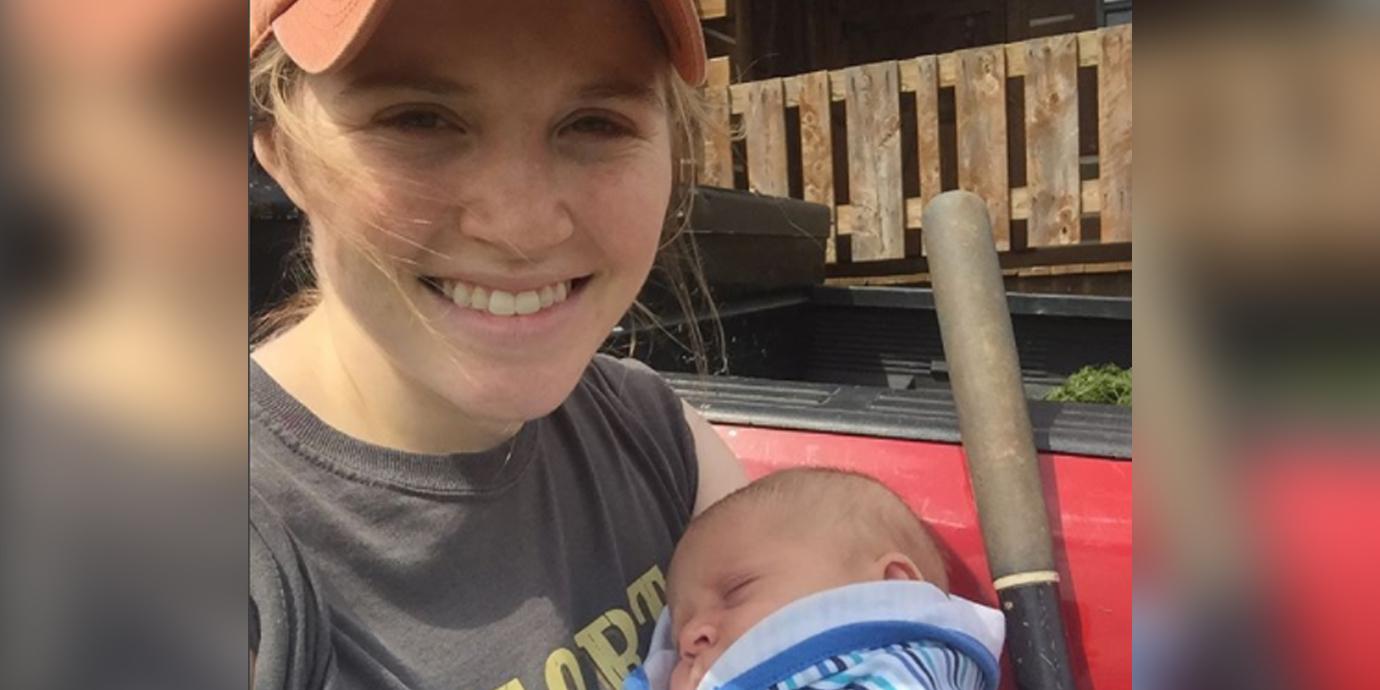 Latest pics joy anna duggar baby boy gideon hero