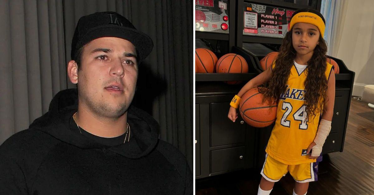Composite photo of Rob and Dream Kardashian