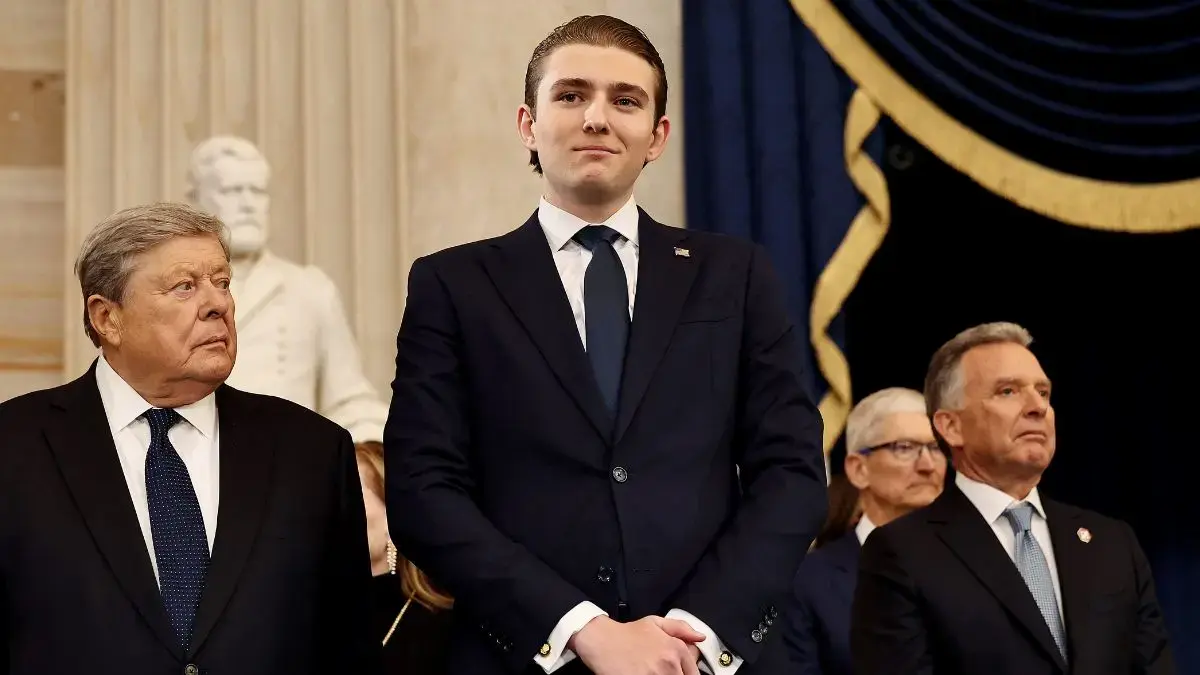 image of Barron Trump is the president's youngest son. 