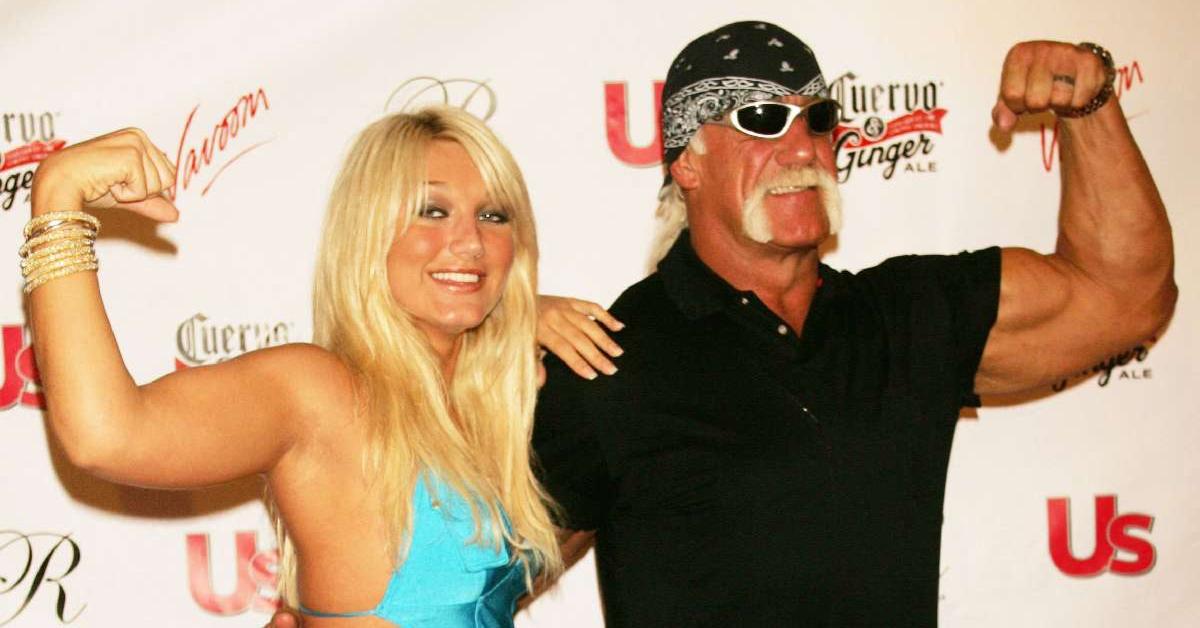 Image of Hulk Hogan and his daughter, Brooke, were estranged prior to his death.