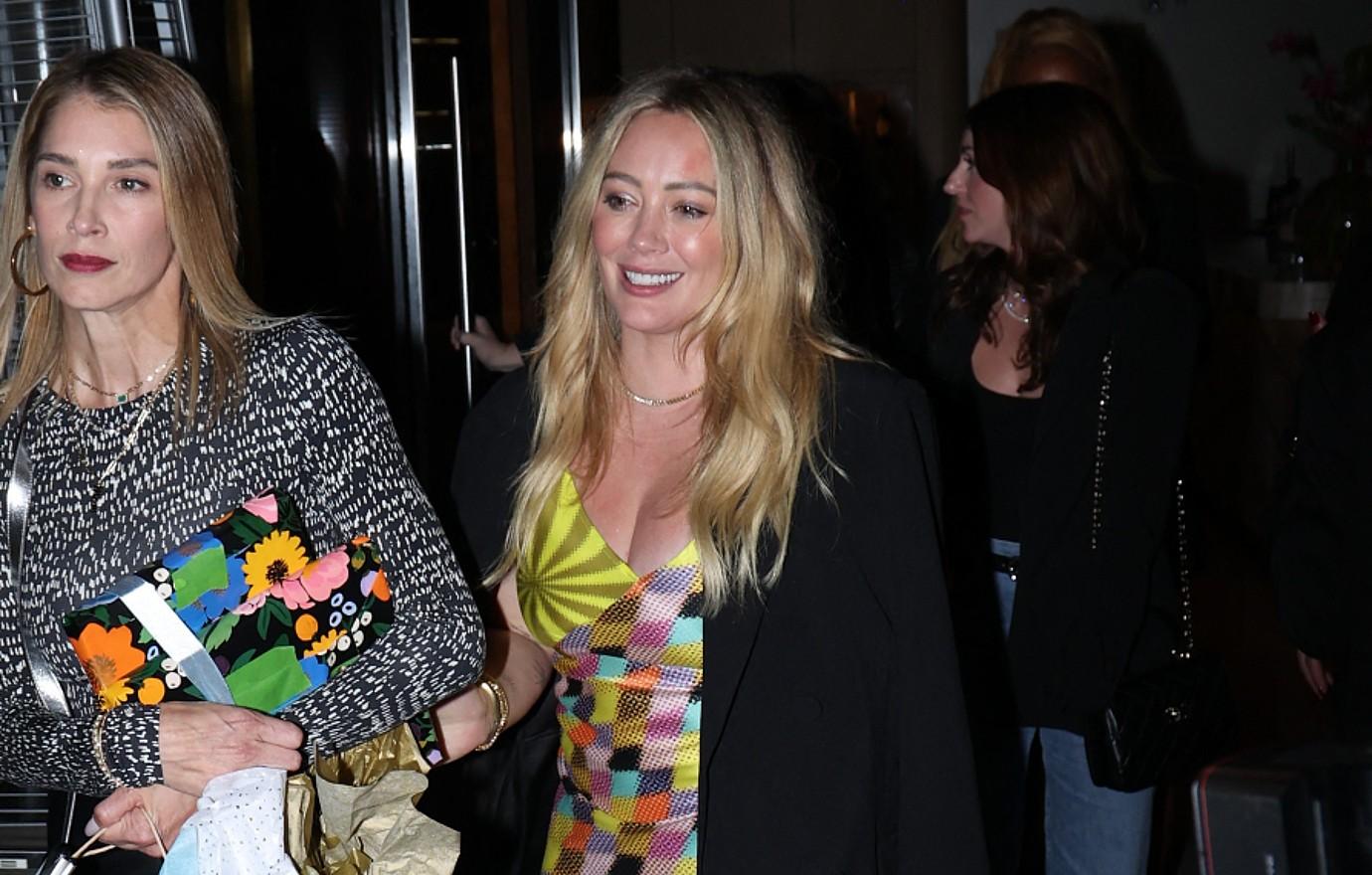 hilary duff nicole richie night out pics