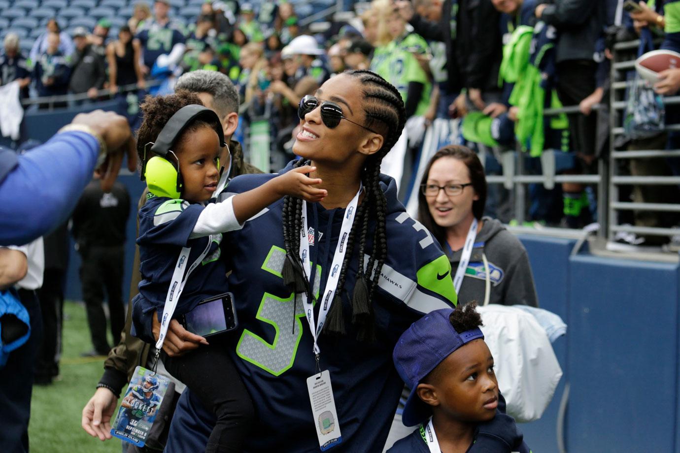 ciara future and sienna seahawks game