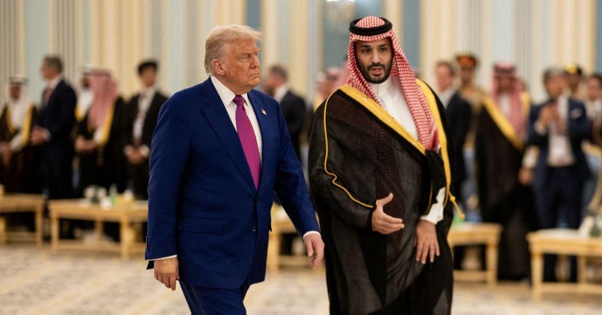 donald trump mocked dozing off briefing crown prince saudi arabia