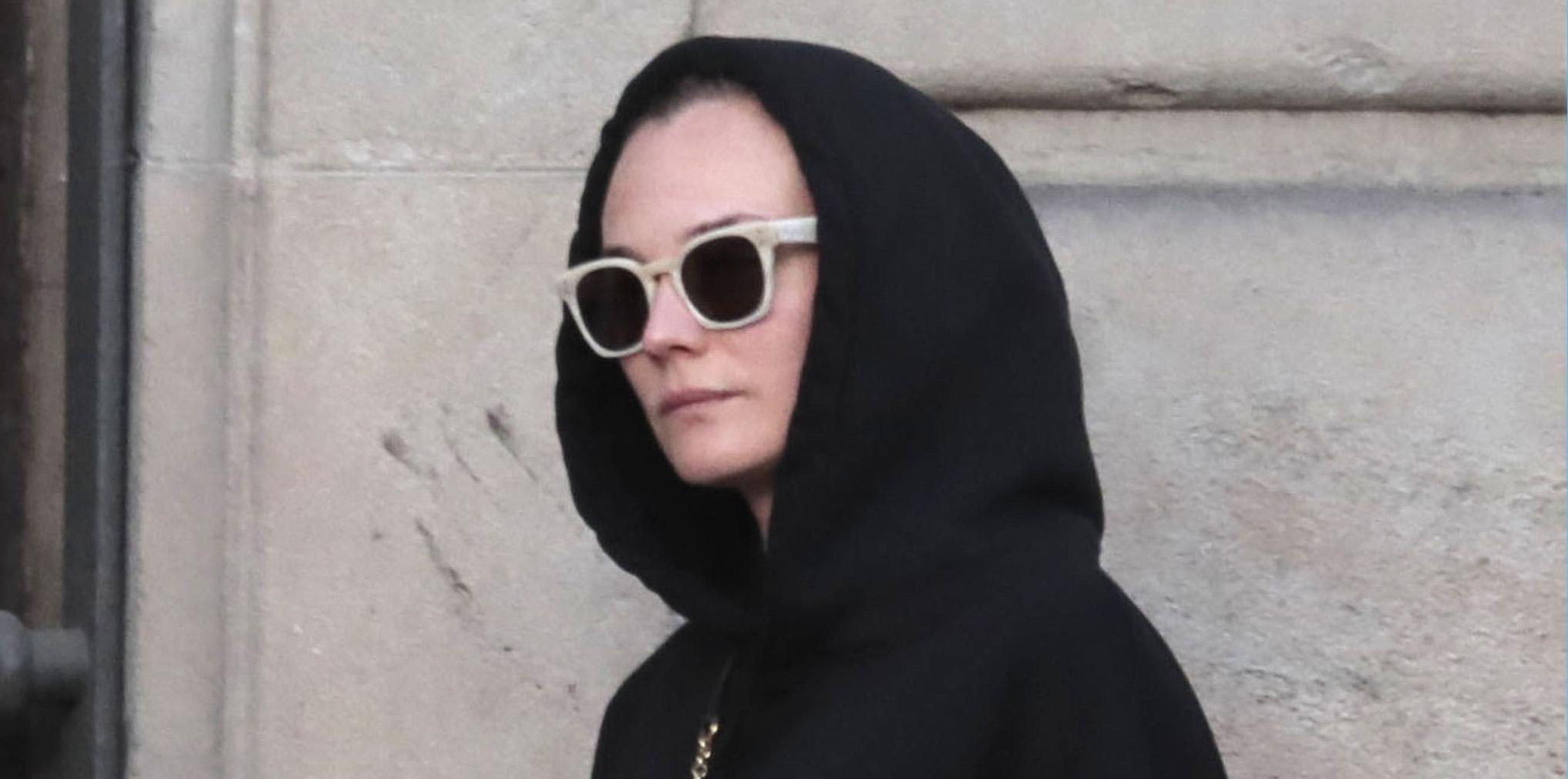 Diane Kruger Out In Barcelona While Norma Reedus Does His Promotion