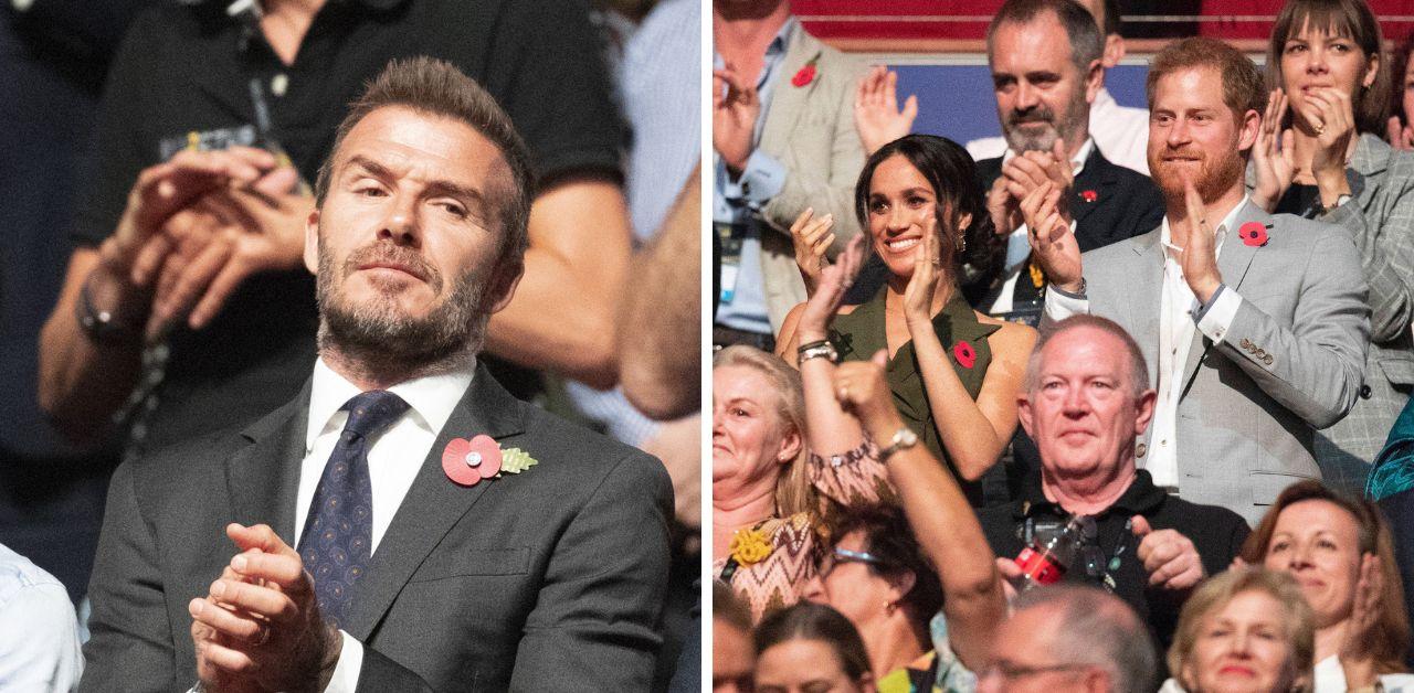 david beckham got revenge prince harry excluded meghan markle