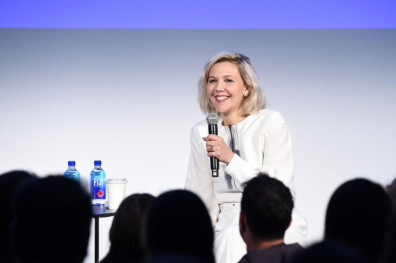 Maggie Gyllenhaal at the Vulture Festival sponsored by FIJ Water