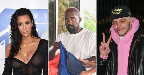 kim kardashian baseball cap trolls kanye west threatened pete davidson pp