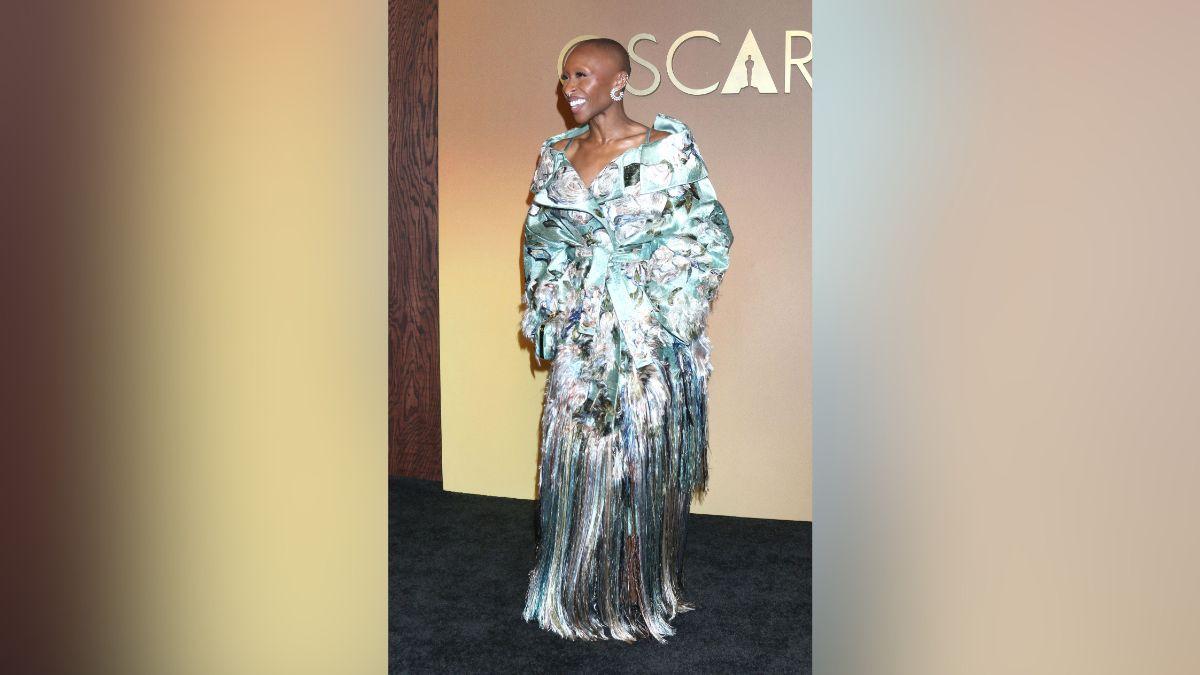 Image of Cynthia Erivo broke character about an hour into her performance.