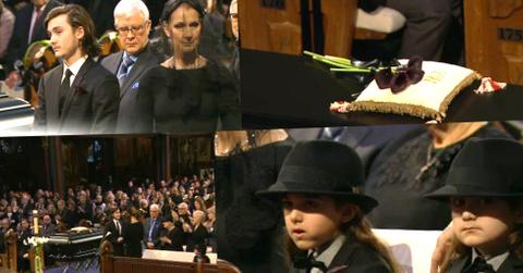 celine dions husbands funeral
