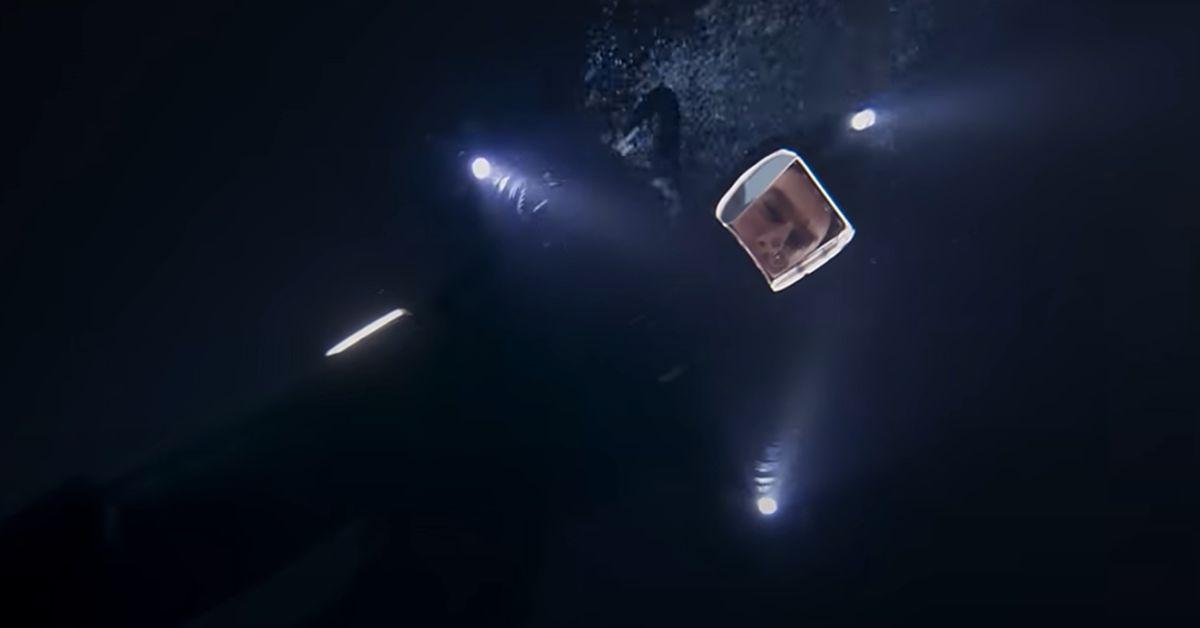 image of The actor also struggled with heavy wetsuits in an underwater scene.
