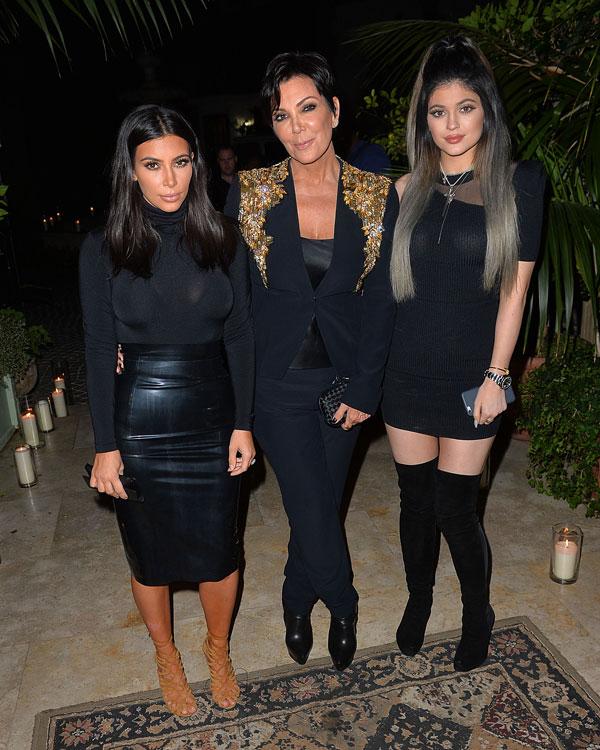 Kylie jenner kris jenner kim kardashian