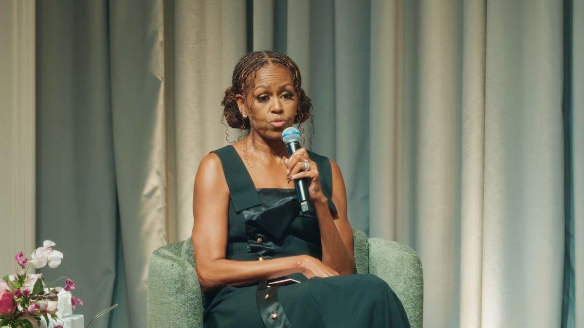 Image of Michelle Obama got vulnerable about her IVF journey.