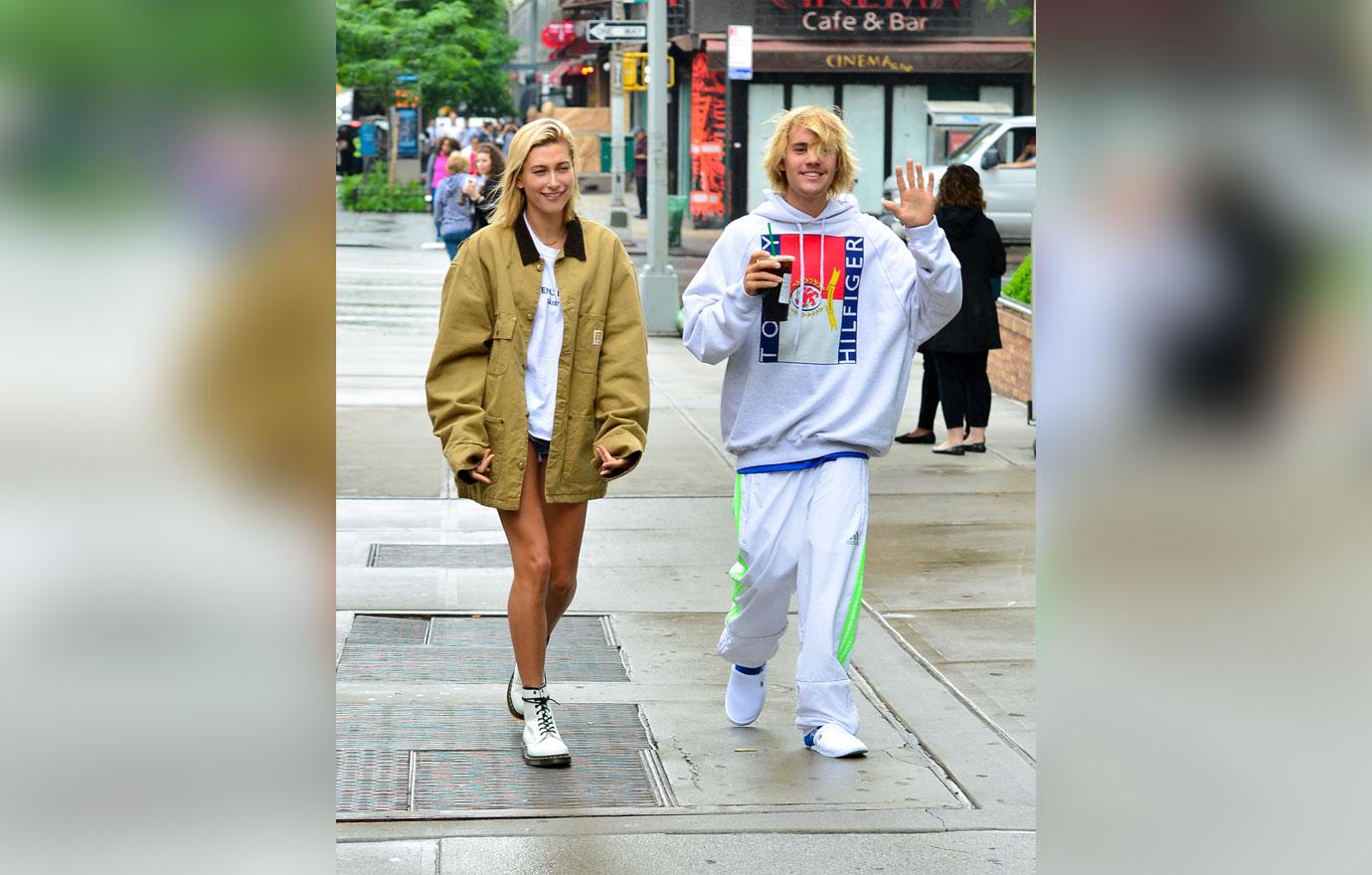 Justin Bieber and Hailey Baldwin go for walk in NYC