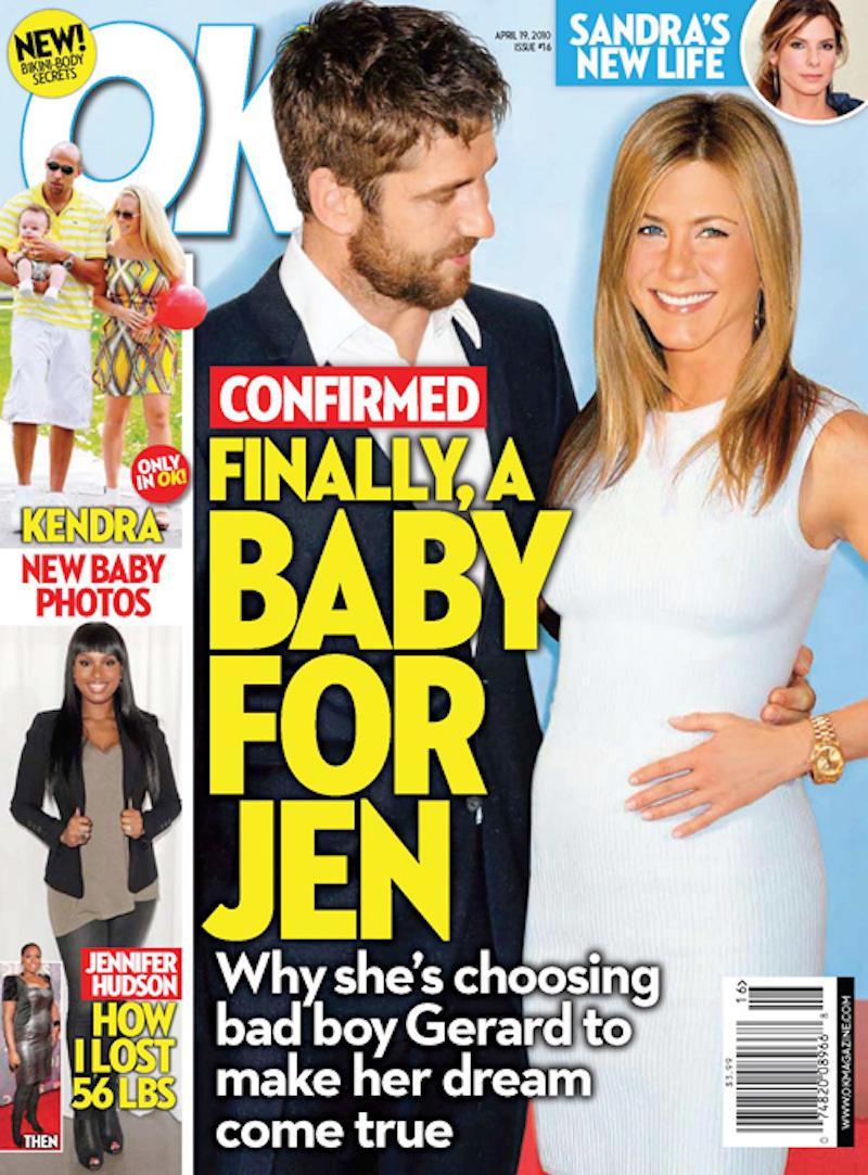 Jennifer Aniston's baby photo sends fans into a tailspin as she