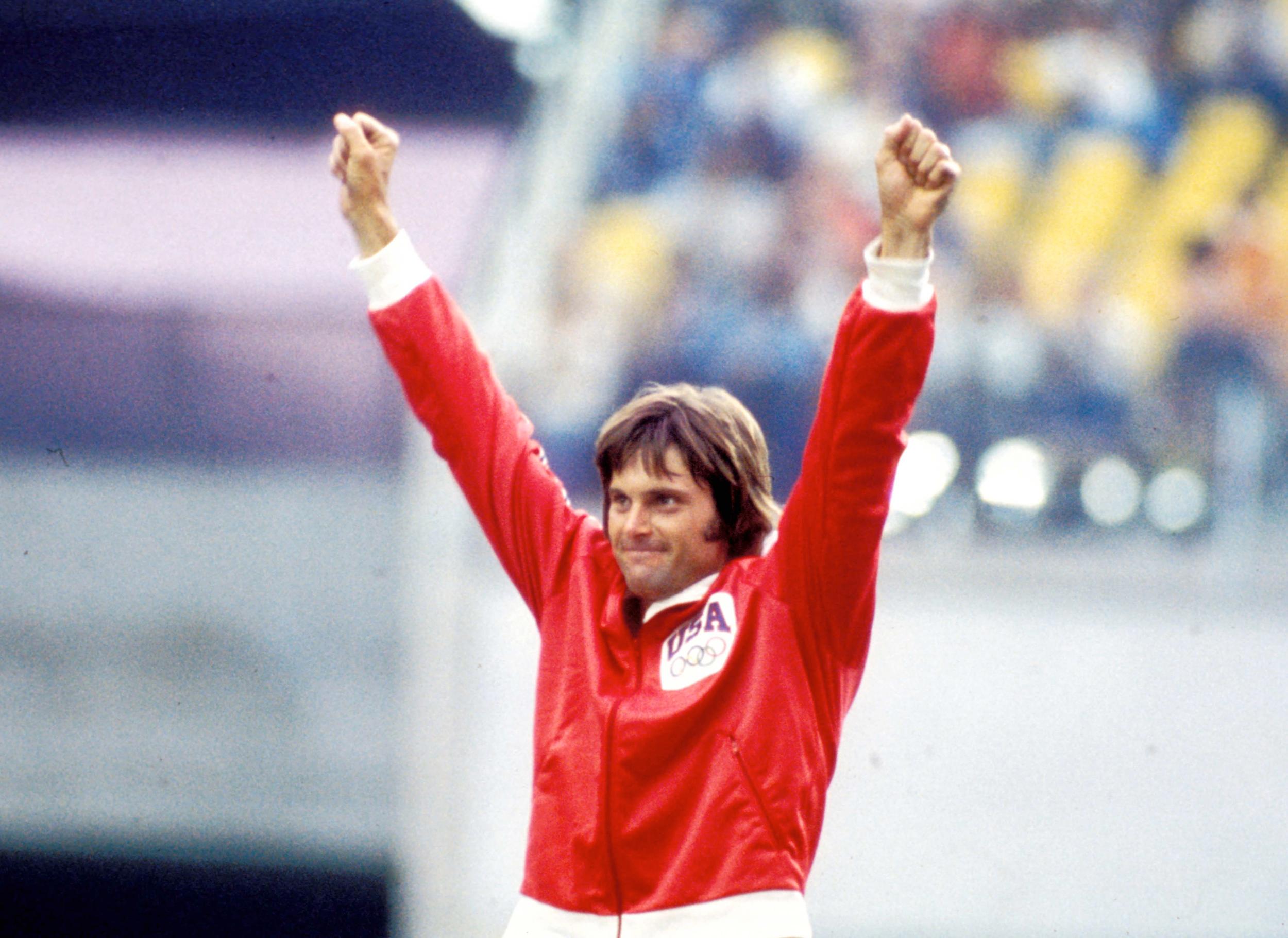 *FILE PHOTOS* Bruce Jenner competes in the 1976 Montreal Olympics **USA ONLY**