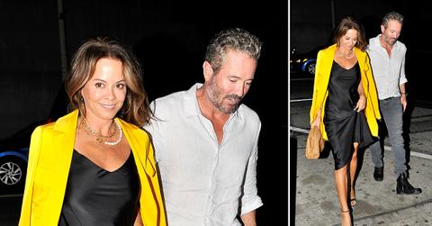 brooke burke with her boyfriend scott rigsby at craigs for dinner ok