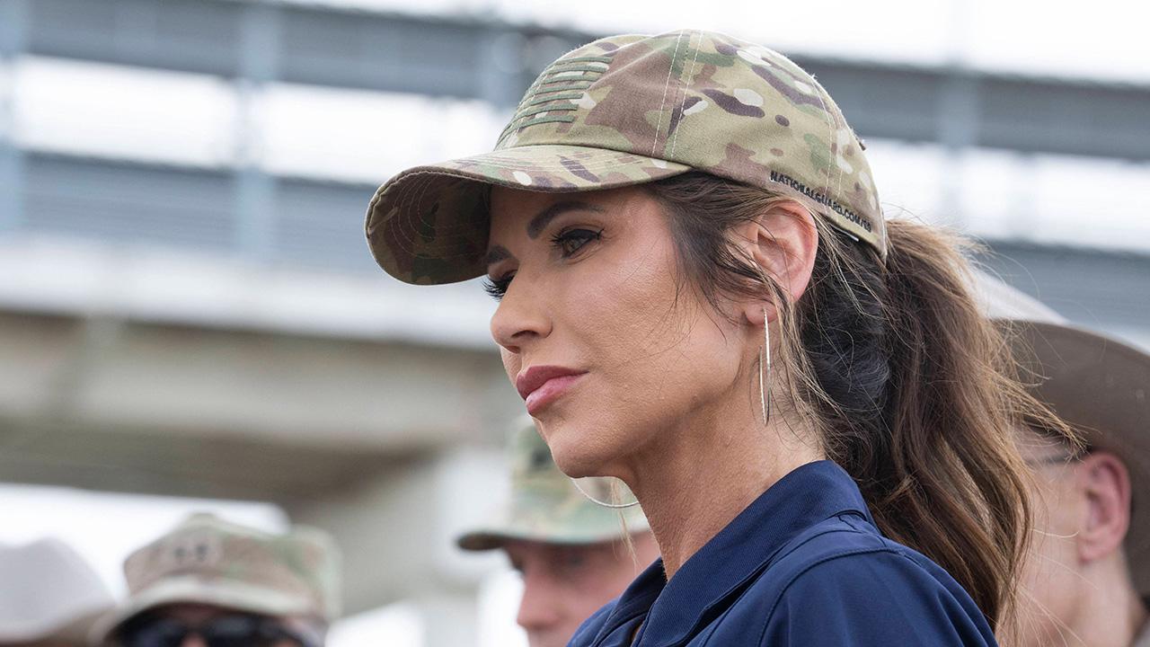 Image of Kristi Noem was slammed for spelling Colombia incorrectly in an official diplomatic capacity.