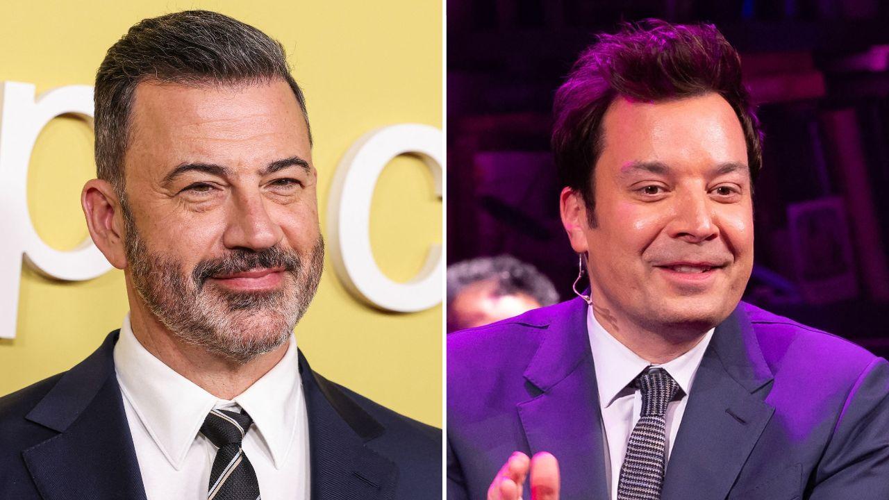 Image of Jimmy Kimmel revealed that he and Jimmy Fallon had dinner plans that week.