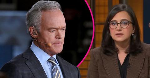 split of Bari Weiss, Scott Pelley.