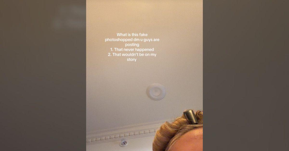 image of Alix Earle cleared up viral DM rumors on TikTok.